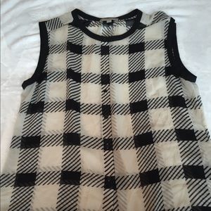 Printed Crewneck Blouse